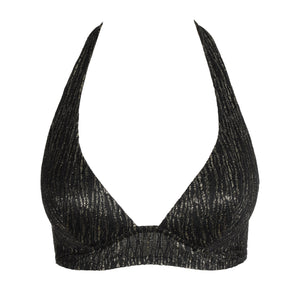 Sarda Tabei | Unterlegtes Bralette | Schwarz